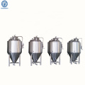 Turnkey project beer wine making machine stainless steel cooling jacketed 3000 liter conical beer fermenter